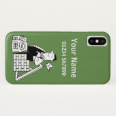 ビルダテーマ漫画 Case-Mate iPhoneケース (裏面(横))