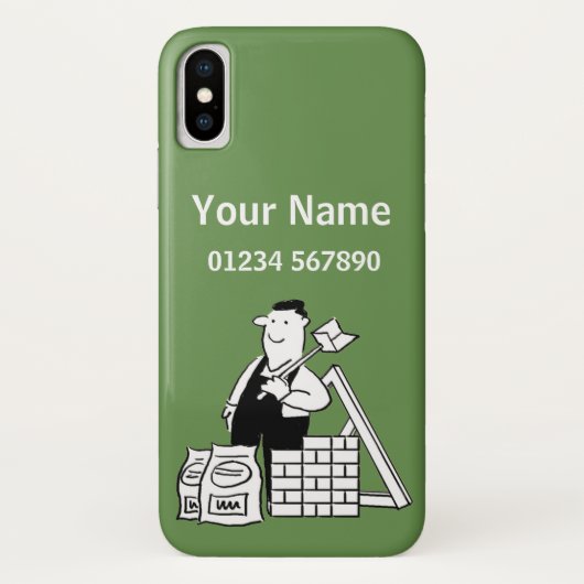 ビルダテーマ漫画 Case-Mate iPhoneケース (裏面)