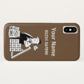 ビルダテーマ漫画 Case-Mate iPhoneケース (裏面(横))
