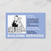 ビルダーおよび建物サービス 名刺 (正面)