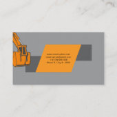 ビルダーおよび請負業者の名刺 名刺 (裏面)