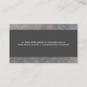 ビルダーの修復アイコン |建築 |スチールメタル 名刺 (裏面)