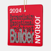 ビルダーエクストラナニー セラミックオーナメント (左)