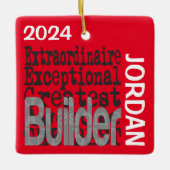 ビルダーエクストラナニー セラミックオーナメント (正面)