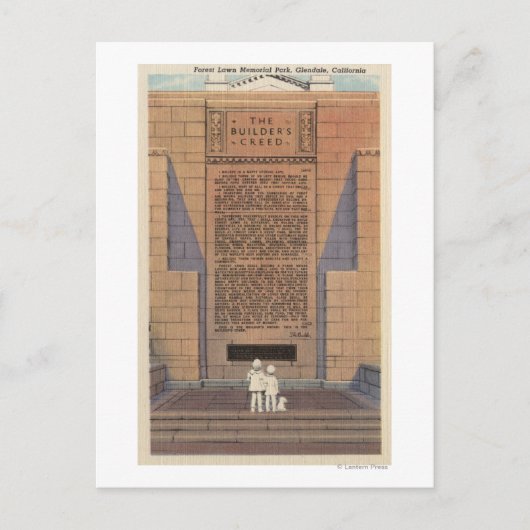 ビルダーズクリード森林芝記念公園 ポストカード (正面)