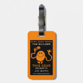 ビルダーバッグ ラゲッジタグ (裏面縦)