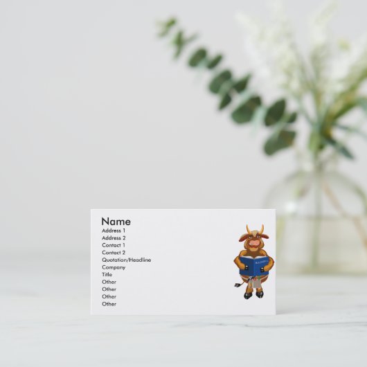 ビルダーブル機能の信頼性の完全な雇用可能等 名刺 (スタンド正面)