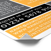 ビルダーロゴ、建物会社、ビルダーズ広告ズ ポスター (角)