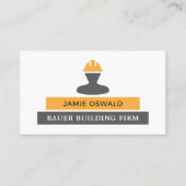 ビルダーロゴ、建物会社、ビルダー 名刺 (正面)