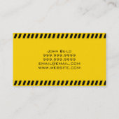 ビルダー建築アーキテクトエンジニア 名刺 (裏面)