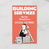 ビルダー、ホーム修理および建物サービス 名刺 (正面)