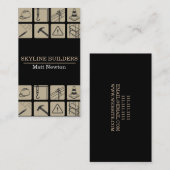 ビルダー・マネージャ・建築一般契約者 名刺 (正面/裏面)