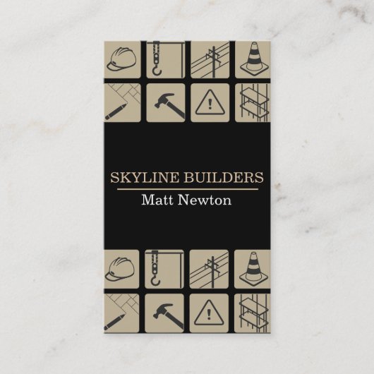 ビルダー・マネージャ・建築一般契約者 名刺 (正面)