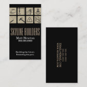 ビルダー・マネージャ・建築一般契約者 名刺 (正面/裏面)