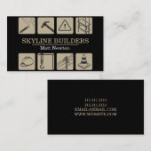 ビルダー・マネージャ・建築一般契約者 名刺 (正面/裏面)