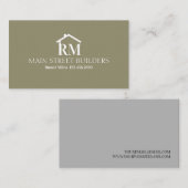 ビルダ建築カード 名刺 (正面/裏面)