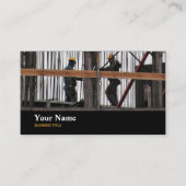 ビルダ建築ワーカー名刺 名刺 (正面)