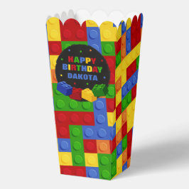 ビルディングブロックの男の子 誕生日 ブロック パーティー お土産 ボックス