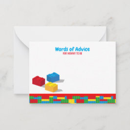 ビルディングブロック ビルド＆プレイ カラフル バースデー ノートカード