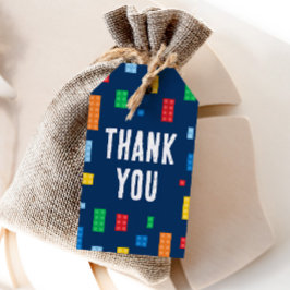 ビルディングブロック ボーイ バースデー ギフトタグ