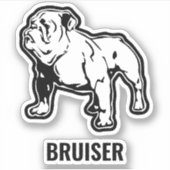 ビルトブルドッグ名前をカスタムするジム シール (正面)