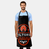 ビルトンとビール エプロン (着用した状態)