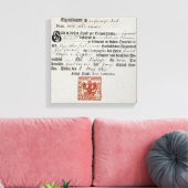 ビルト伝票， 1759 キャンバスプリント (インサイチュ (リビング))