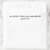 ビルドしよう。 長方形シール (バッグ)