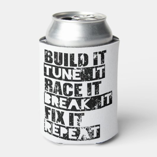 ビルドそれを調整するレースそれを壊す修正それを繰り返す 缶クーラー (缶正面)