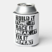 ビルドそれを調整するレースそれを壊す修正それを繰り返す 缶クーラー (缶裏面)