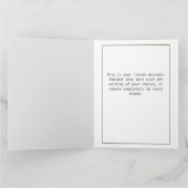 ビルドウォッチャーまたは野鳥観察愛好家誕生日 カード (内部)