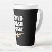 ビルドクラッシュリピート無人機 カフェラテマグ (右アングル)