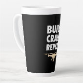 ビルドクラッシュリピート無人機 カフェラテマグ (左アングル)
