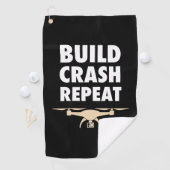 ビルドクラッシュリピート無人機 ゴルフタオル (インサイチュ)