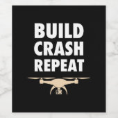 ビルドクラッシュリピート無人機 ワインラベル (シングルラベル)