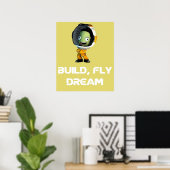 ビルドフライドリームクラッシュKerbal宇宙プログラムKerbal ポスター (ホームオフィス)