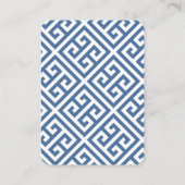 ビルドベビーのライブラリChinoiserieシックな赤ちゃんシャワー エンクロージャーカード (裏面)