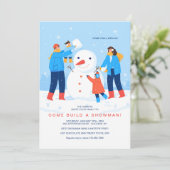 ビルド雪だるま招待状 招待状 (スタンド正面)