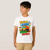 🌱 ビルド・ラーン・グロウ キッズギフト ⭐ Tシャツ (正面フル)