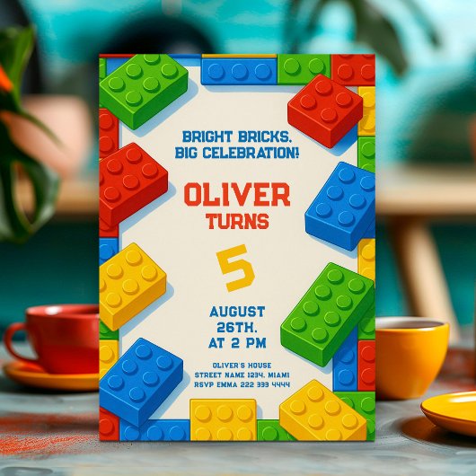 ビルド&祝 – トイれんが誕生日 招待状