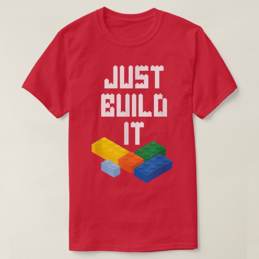 ビルドItマスタービルダー建物ブロック玩具B Tシャツ (デザイン正面)