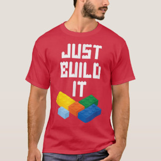 ビルドItマスタービルダー建物ブロック玩具B Tシャツ
