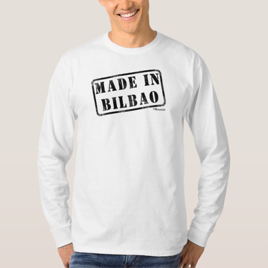 ビルバオで作られる Tシャツ (正面)