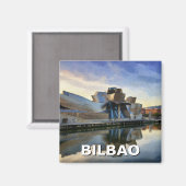 ビルバオグッゲンハイムミュージアムトラベル マグネット (正面/裏面)
