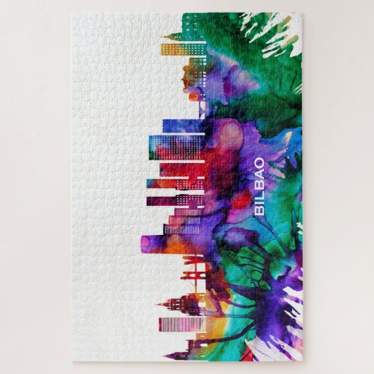 ビルバオスカイライン ジグソーパズル (縦)