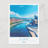 ビルバオスペインヴィンテージ旅行 ポストカード (正面)