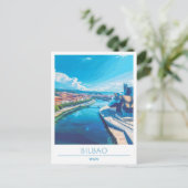 ビルバオスペインヴィンテージ旅行 ポストカード (スタンド正面)