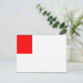 ビルバオ国旗 ポストカード (スタンド正面)