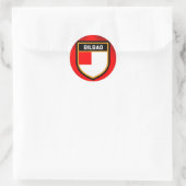 ビルバオ国旗 ラウンドシール (バッグ)