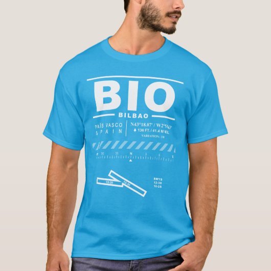 ビルバオ空港BIO Tシャツ (正面)